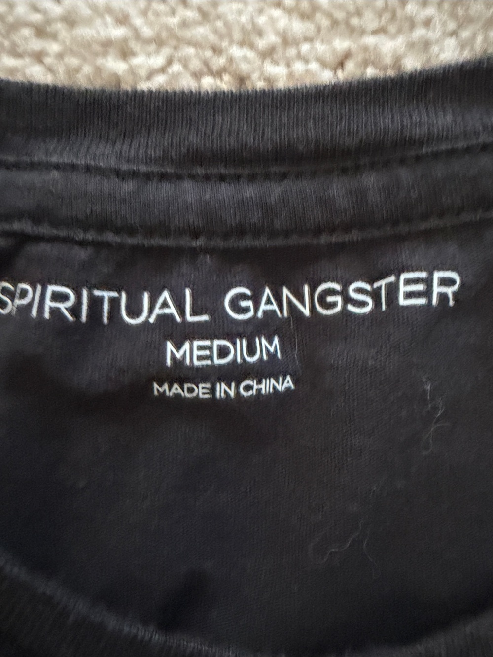 spiritual gangster GRATEFUL Black Muscle Tank - Graphic Front - Picture 2 of 4